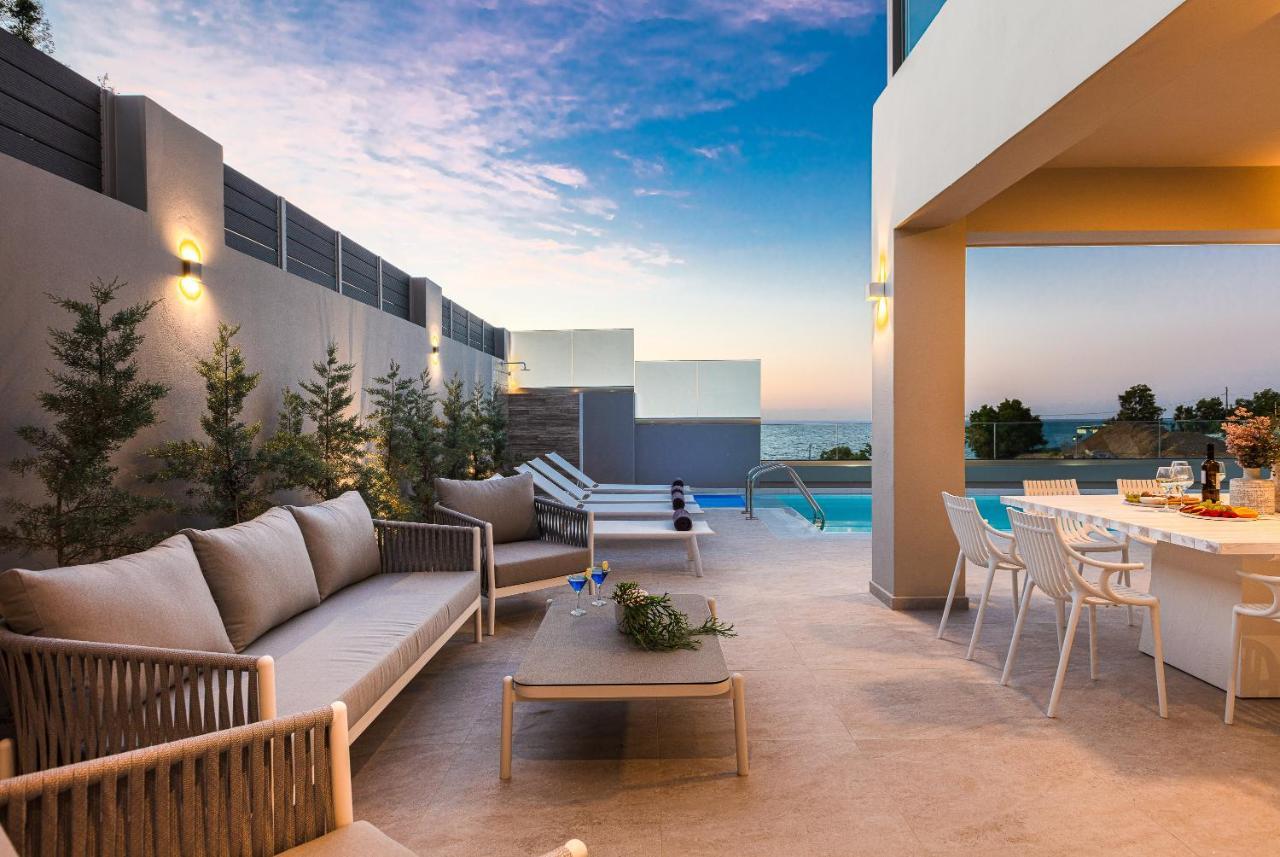 Lagoon Seaside Villa, Sumptuous Retreat,By Thinkvilla Pánormos Exterior foto
