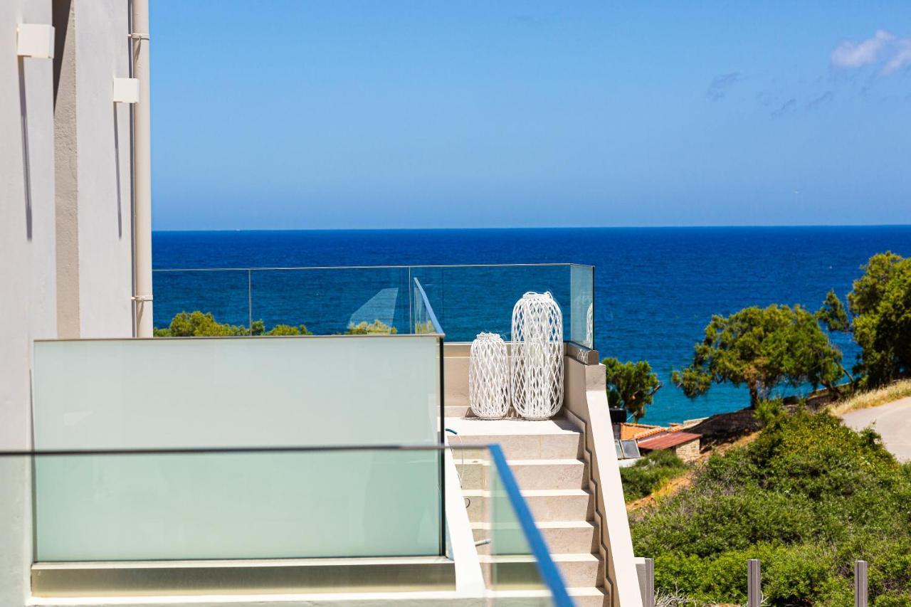 Lagoon Seaside Villa, Sumptuous Retreat,By Thinkvilla Pánormos Exterior foto